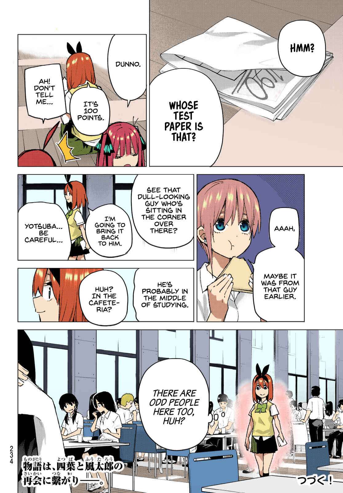 Page 19 Chapter 89 5Toubun no Hanayome (Fan Colored)