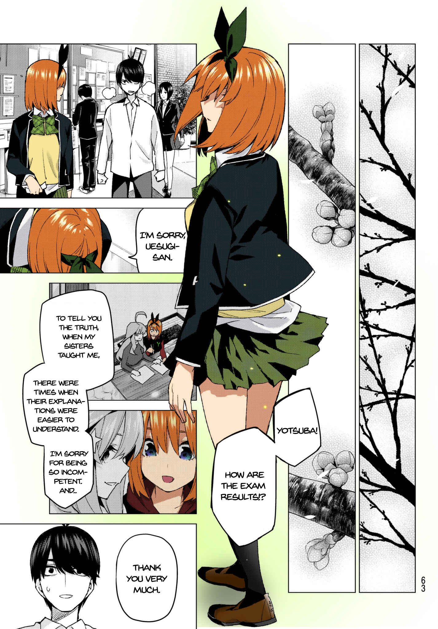 Page 19 Chapter 56 5Toubun no Hanayome (Fan Colored)