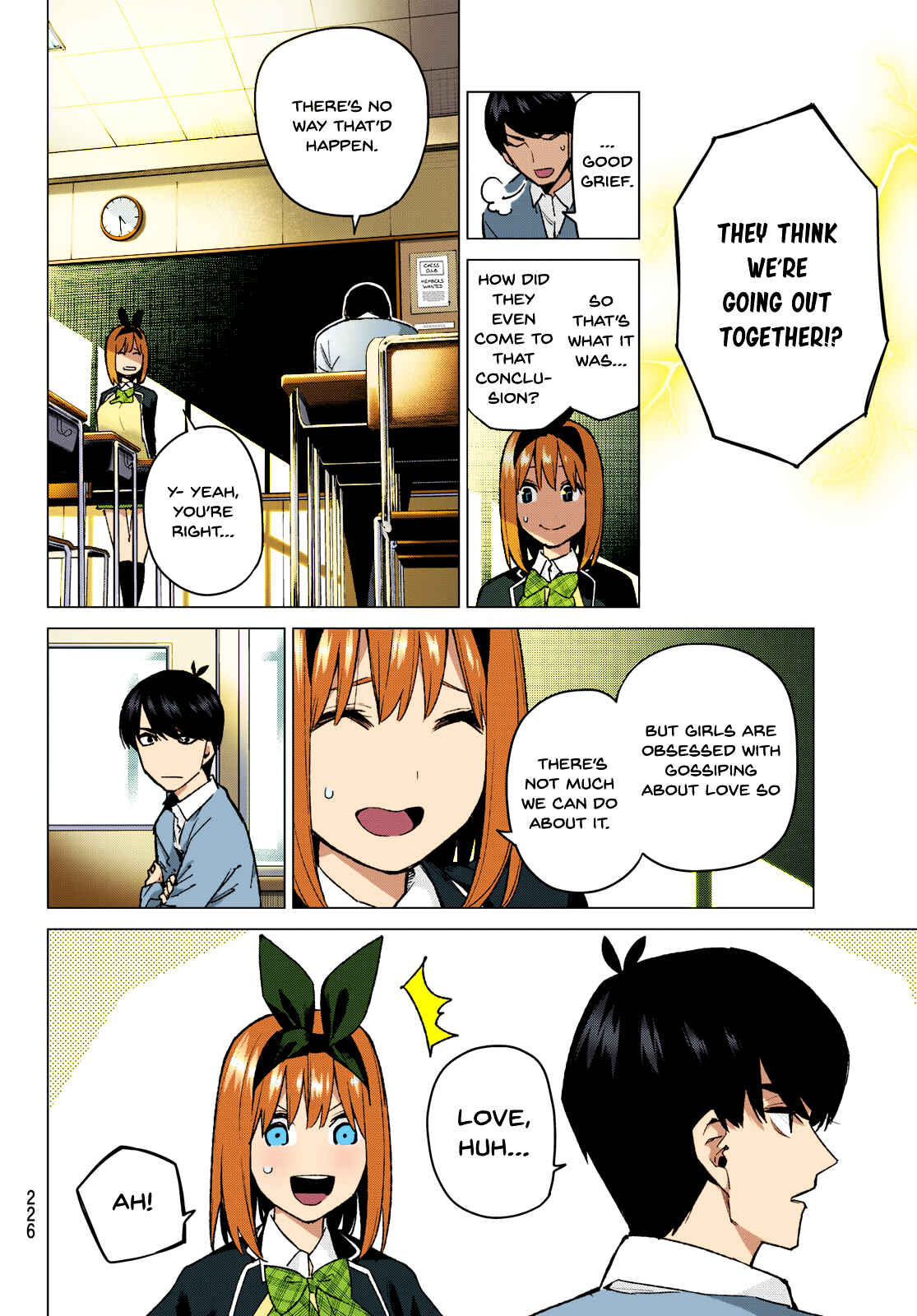 Page 12 Chapter 72 5Toubun no Hanayome (Fan Colored)