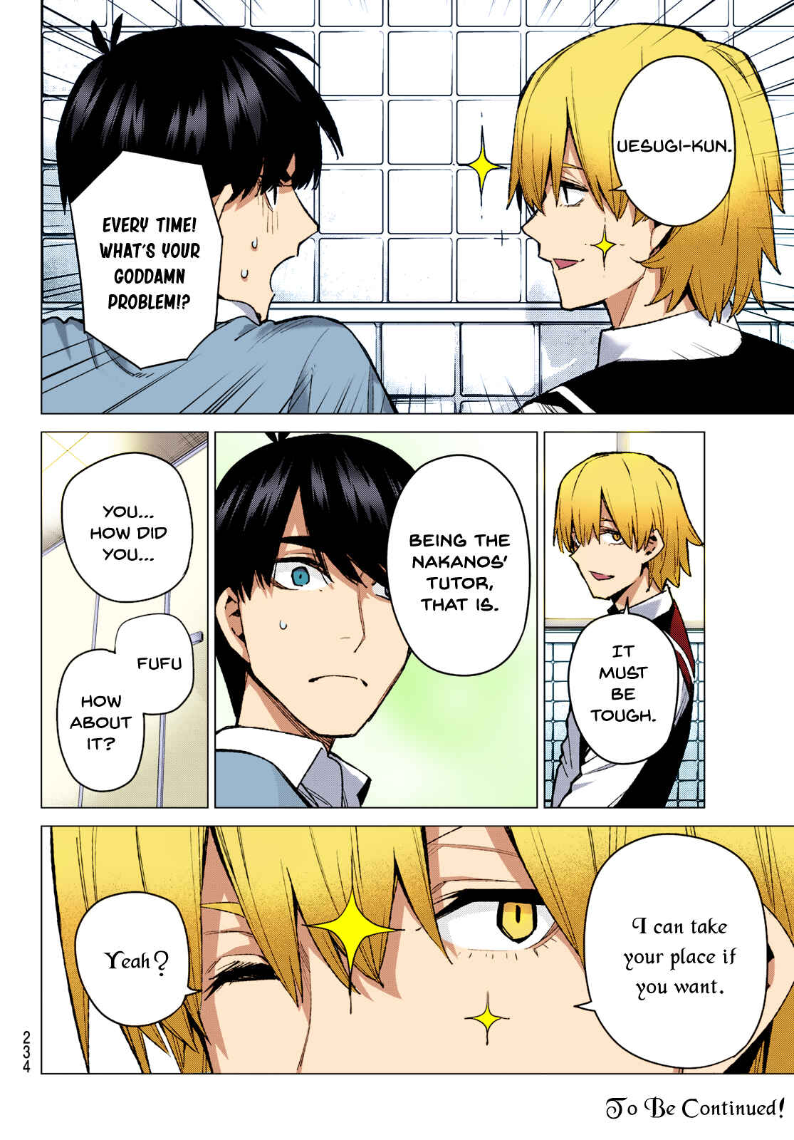 Page 18 Chapter 72 5Toubun no Hanayome (Fan Colored)