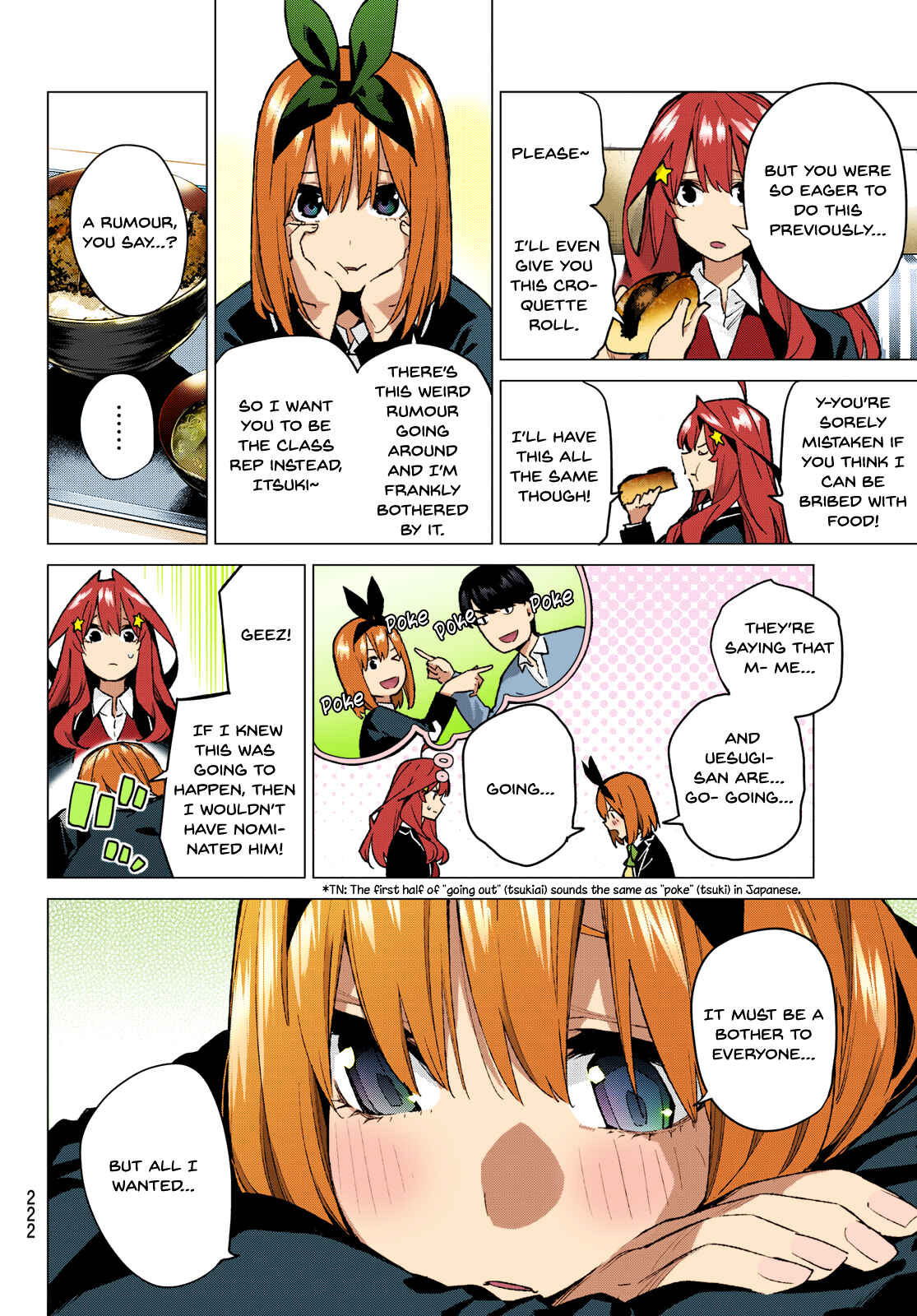 Page 8 Chapter 72 5Toubun no Hanayome (Fan Colored)
