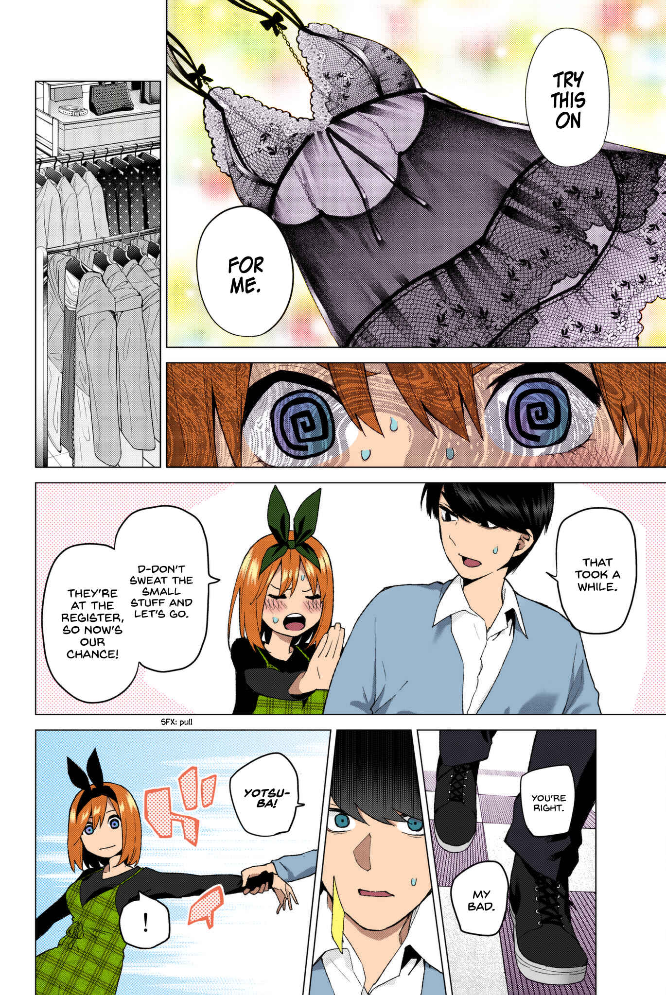 Page 8 Chapter 37 5Toubun no Hanayome (Fan Colored)