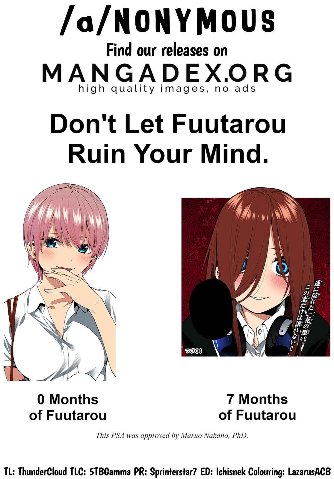 Page 20 Chapter 74 5Toubun no Hanayome (Fan Colored)