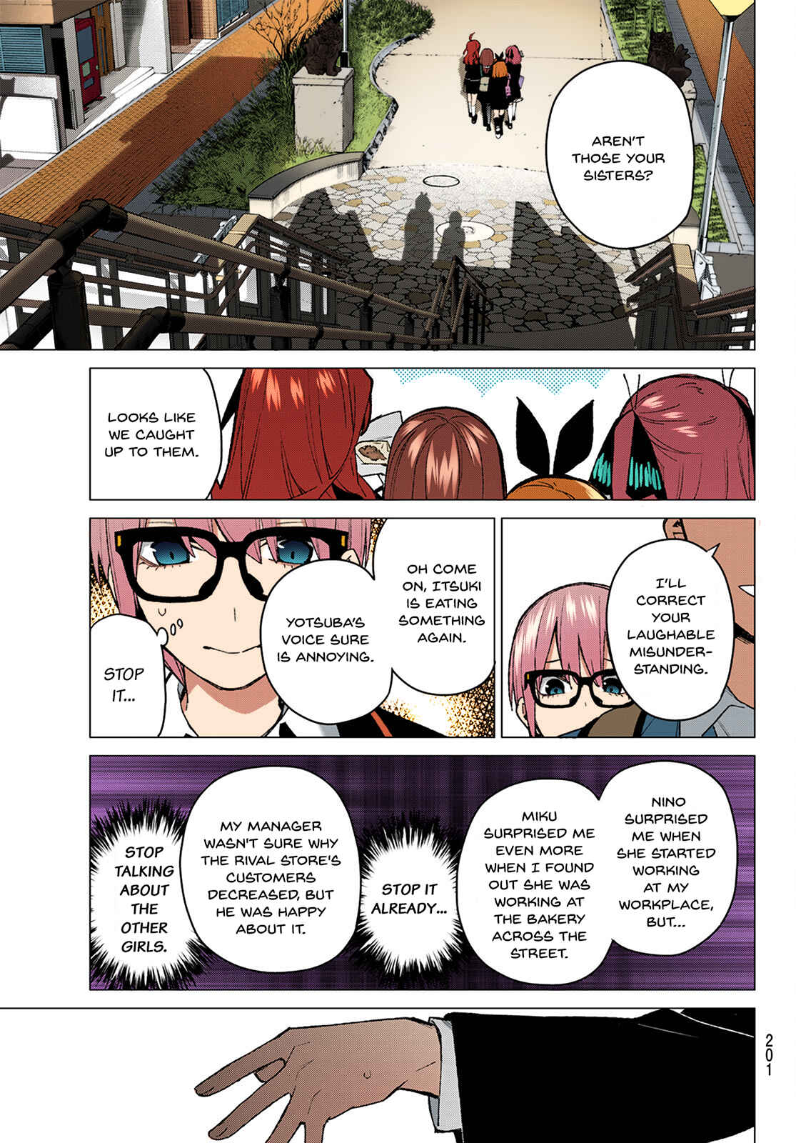 Page 7 Chapter 74 5Toubun no Hanayome (Fan Colored)