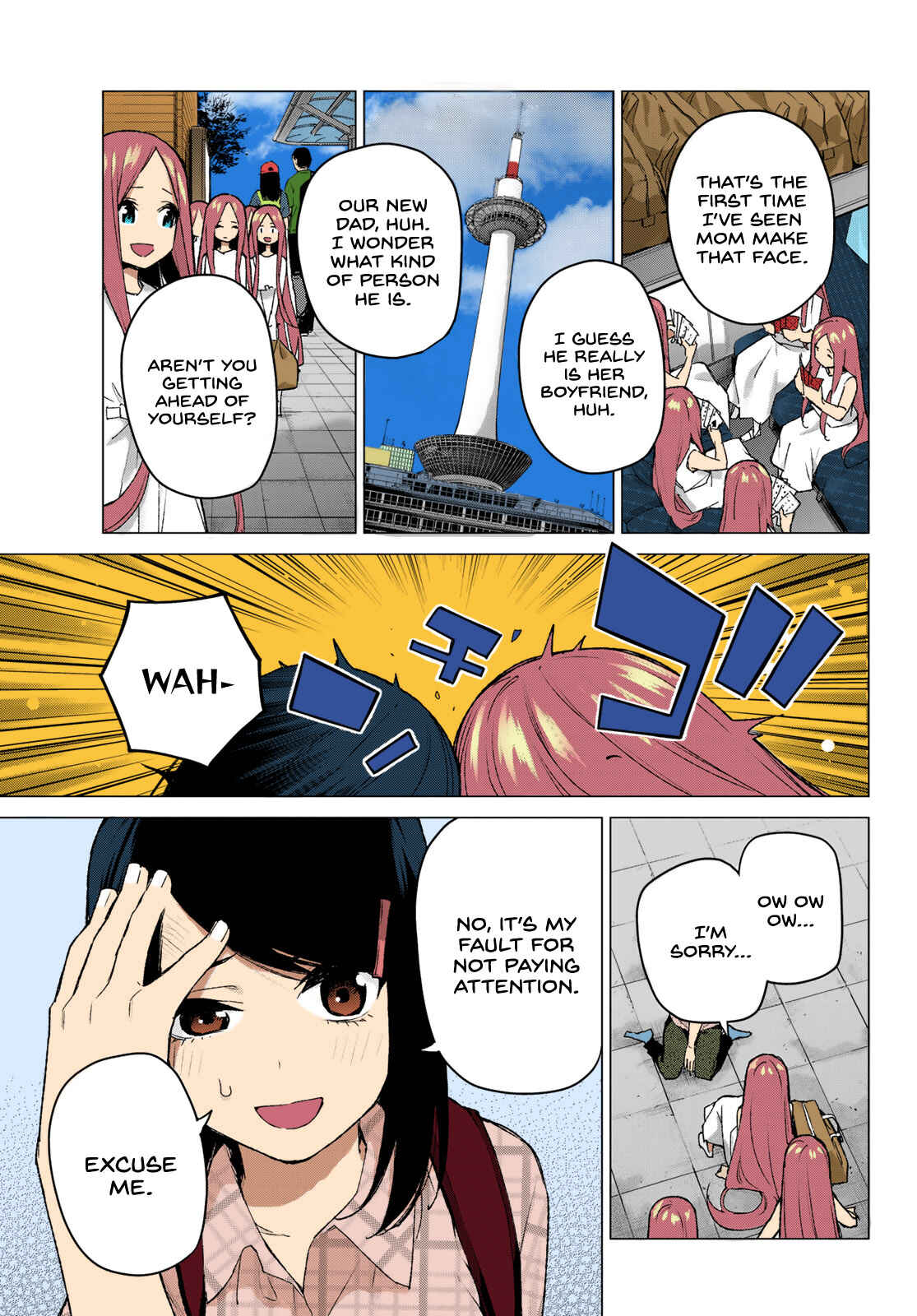 Page 16 Chapter 87 5Toubun no Hanayome (Fan Colored)