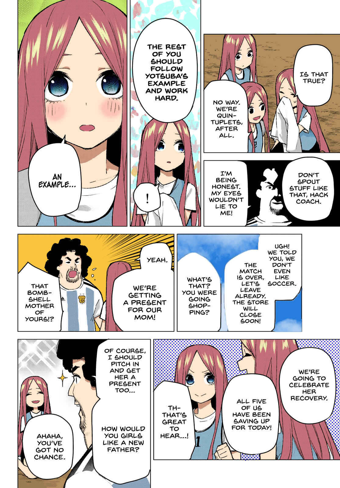 Page 7 Chapter 87 5Toubun no Hanayome (Fan Colored)