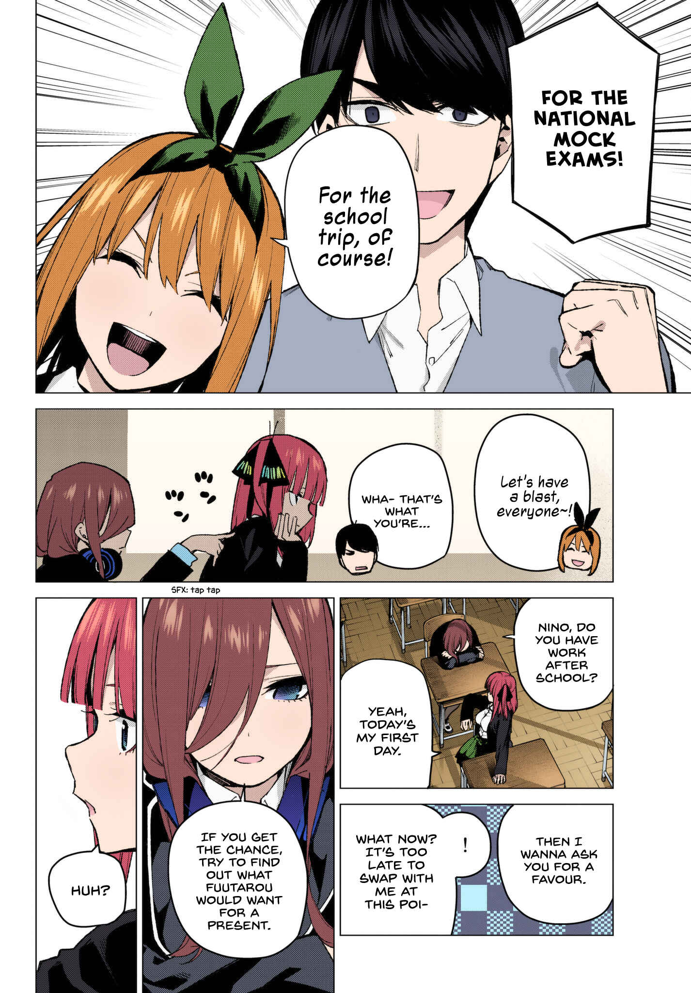 Page 2 Chapter 71 5Toubun no Hanayome (Fan Colored)