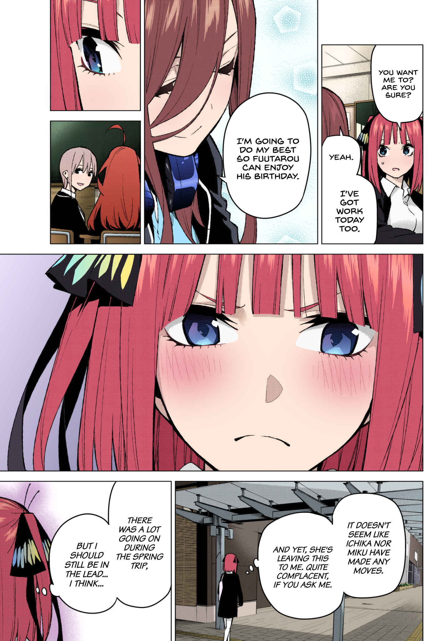 Page 3 Chapter 71 5Toubun no Hanayome (Fan Colored)