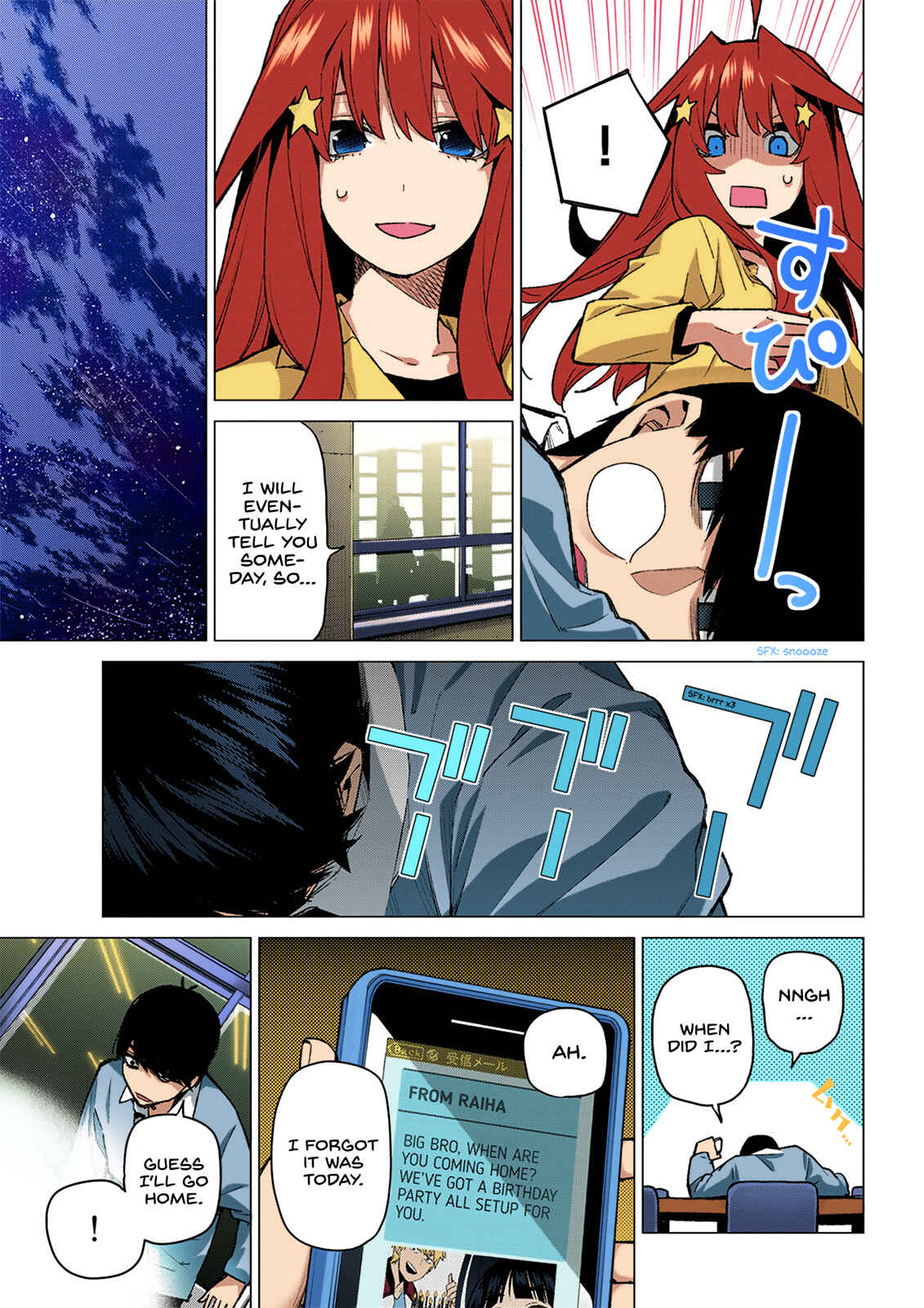 Page 19 Chapter 75 5Toubun no Hanayome (Fan Colored)