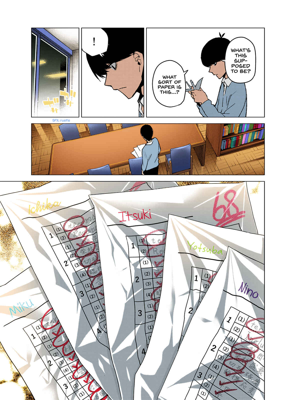 Page 21 Chapter 75 5Toubun no Hanayome (Fan Colored)