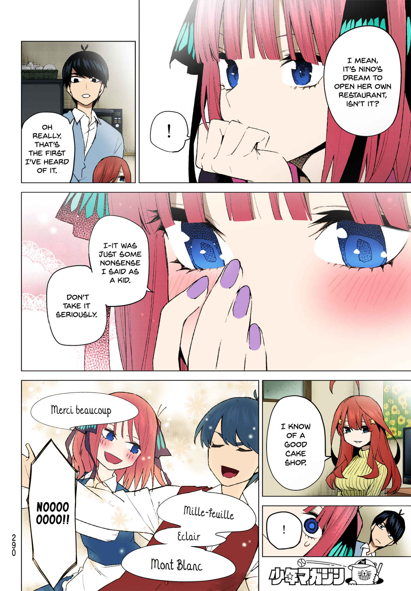 Page 14 Chapter 52 5Toubun no Hanayome (Fan Colored)