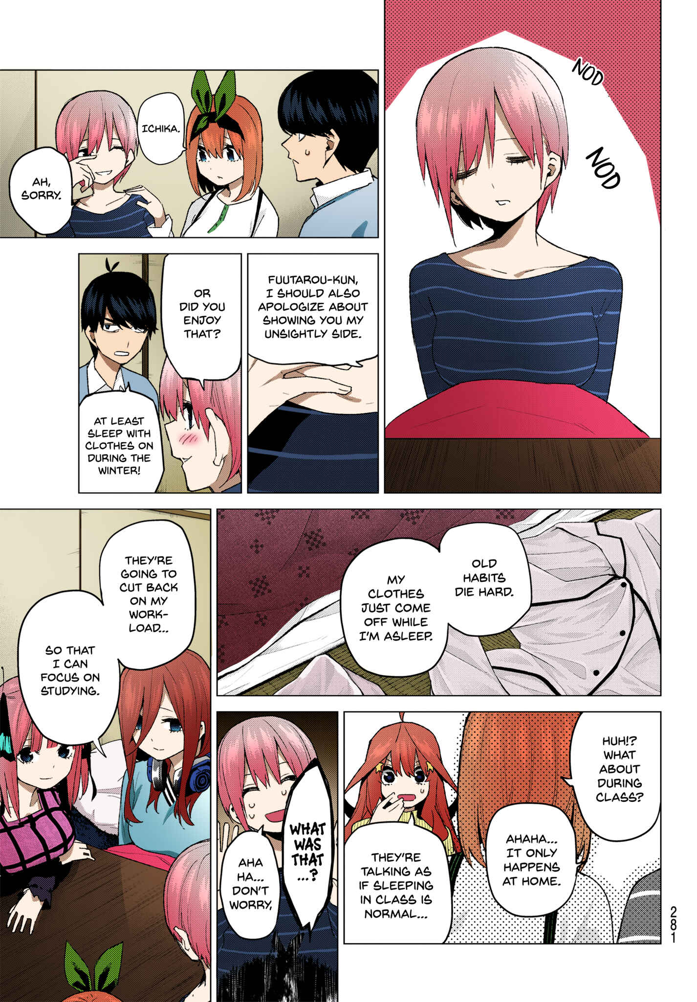 Page 5 Chapter 52 5Toubun no Hanayome (Fan Colored)