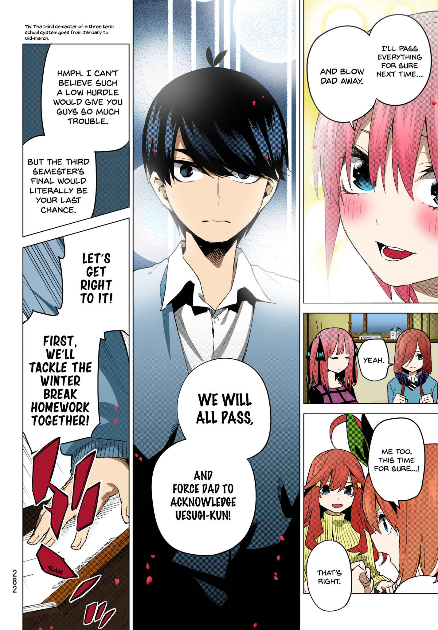 Page 6 Chapter 52 5Toubun no Hanayome (Fan Colored)