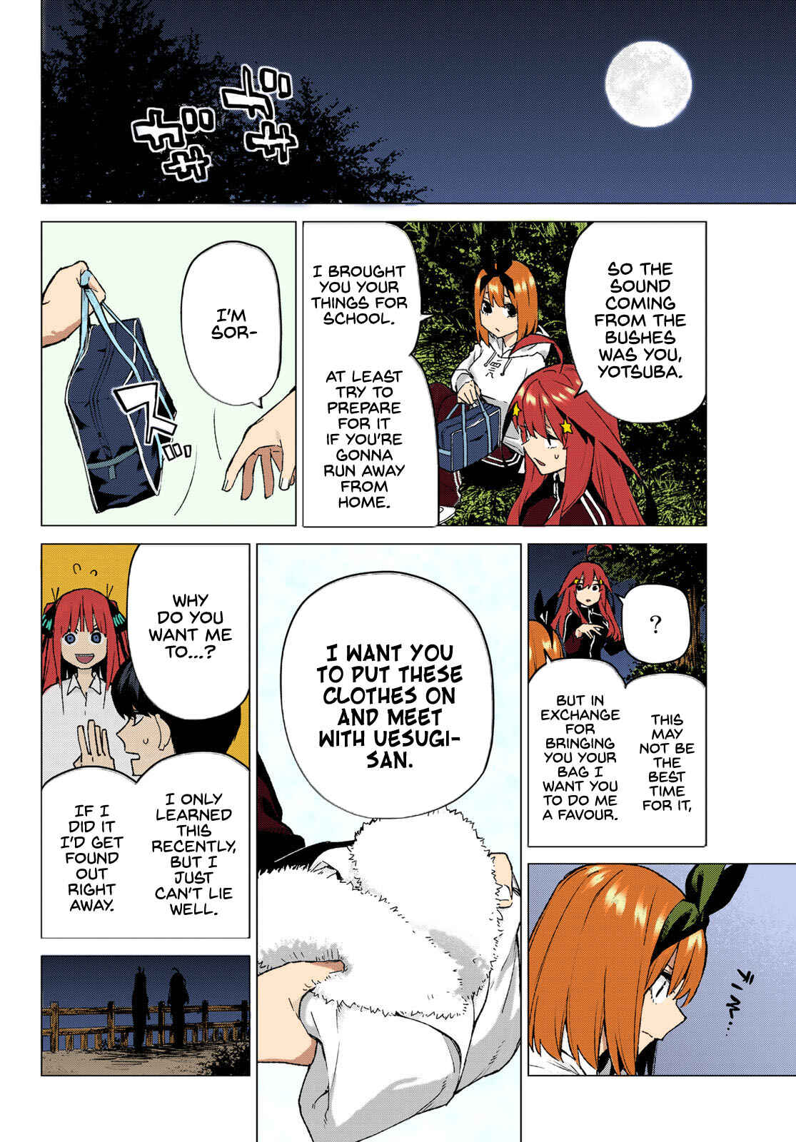 Page 10 Chapter 90 5Toubun no Hanayome (Fan Colored)