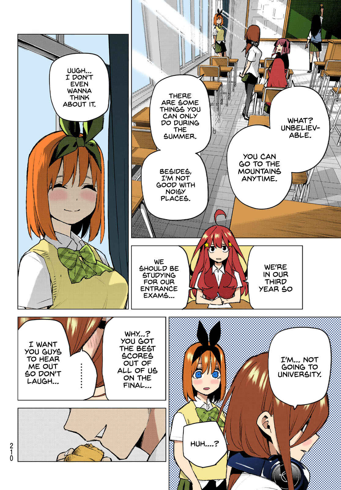 Page 14 Chapter 90 5Toubun no Hanayome (Fan Colored)