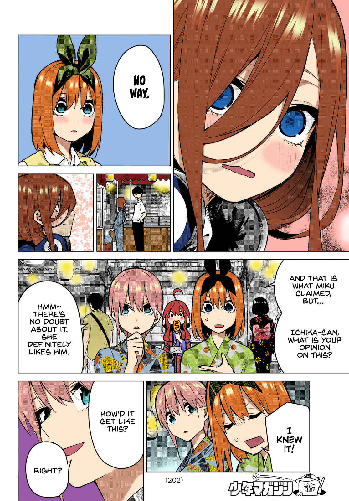 Page 6 Chapter 90 5Toubun no Hanayome (Fan Colored)