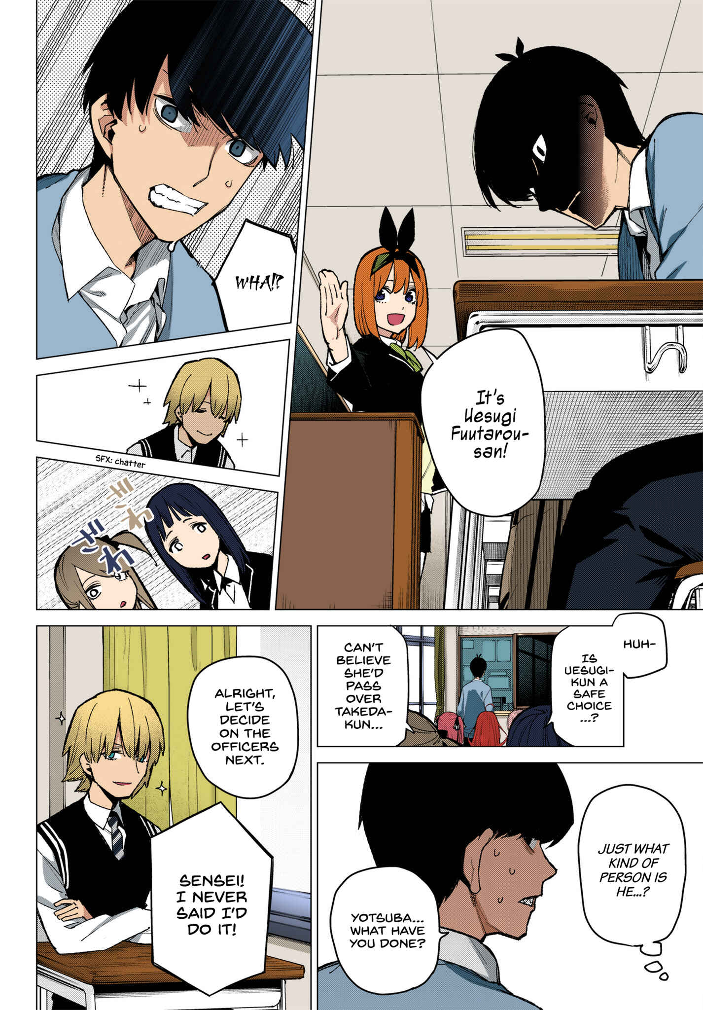 Page 10 Chapter 70 5Toubun no Hanayome (Fan Colored)