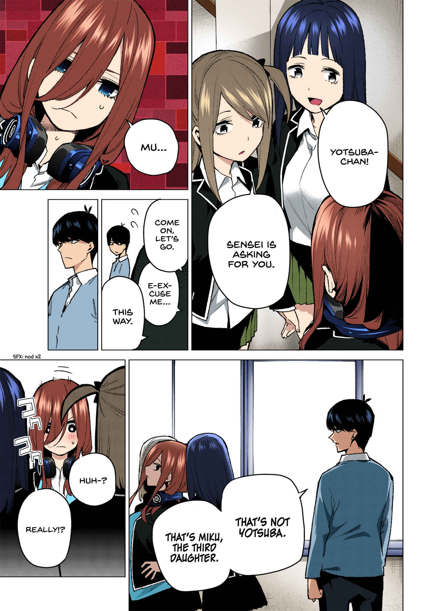 Page 15 Chapter 70 5Toubun no Hanayome (Fan Colored)