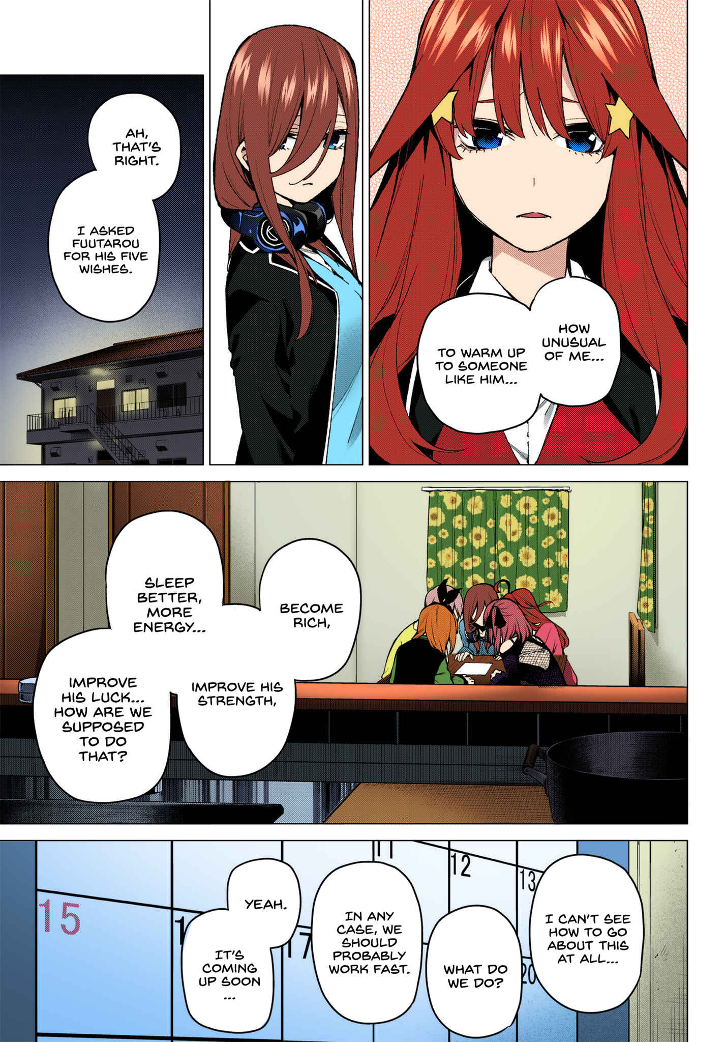 Page 19 Chapter 70 5Toubun no Hanayome (Fan Colored)