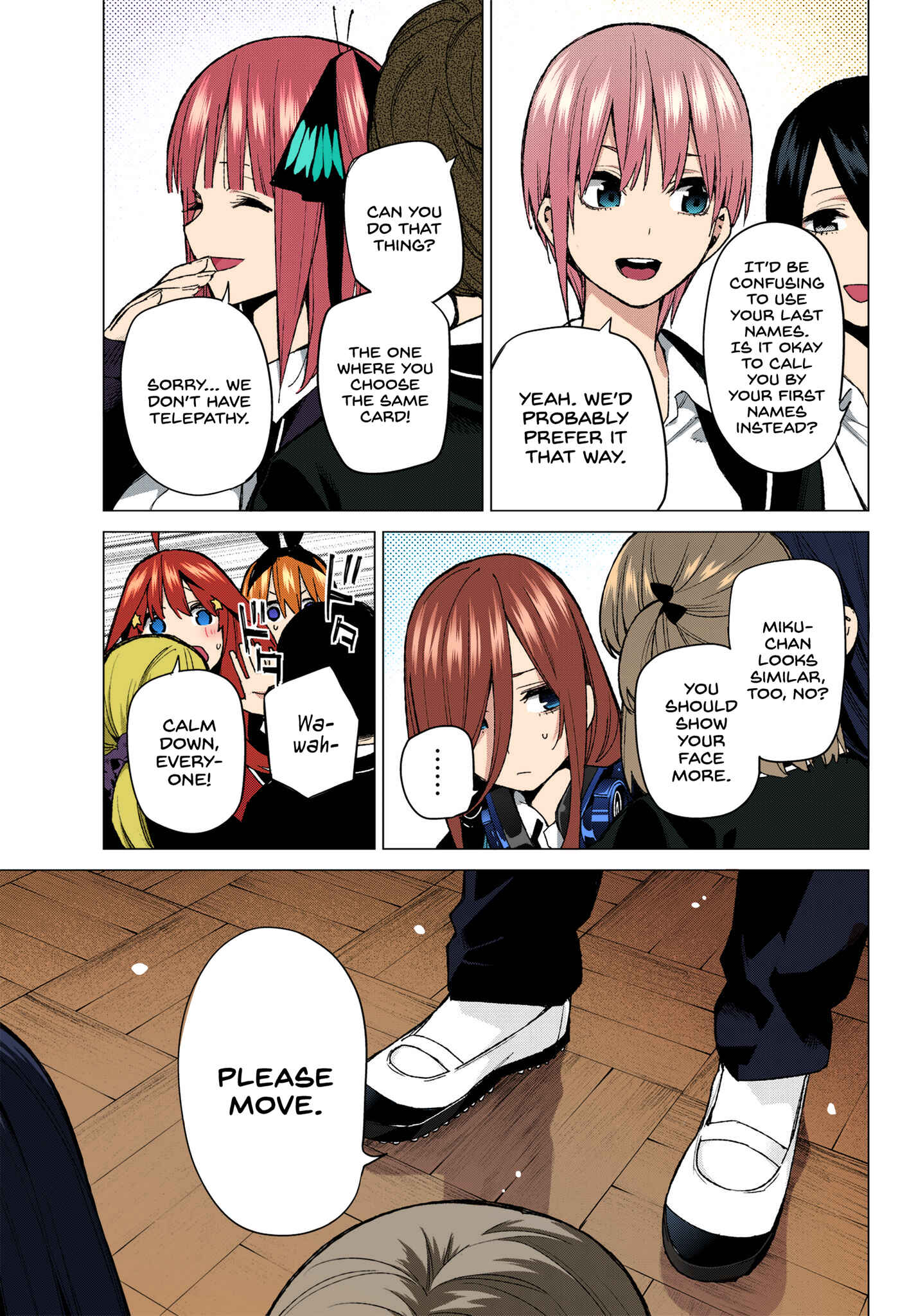 Page 3 Chapter 70 5Toubun no Hanayome (Fan Colored)