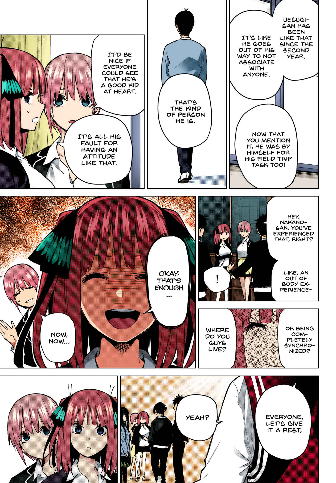 Page 5 Chapter 70 5Toubun no Hanayome (Fan Colored)