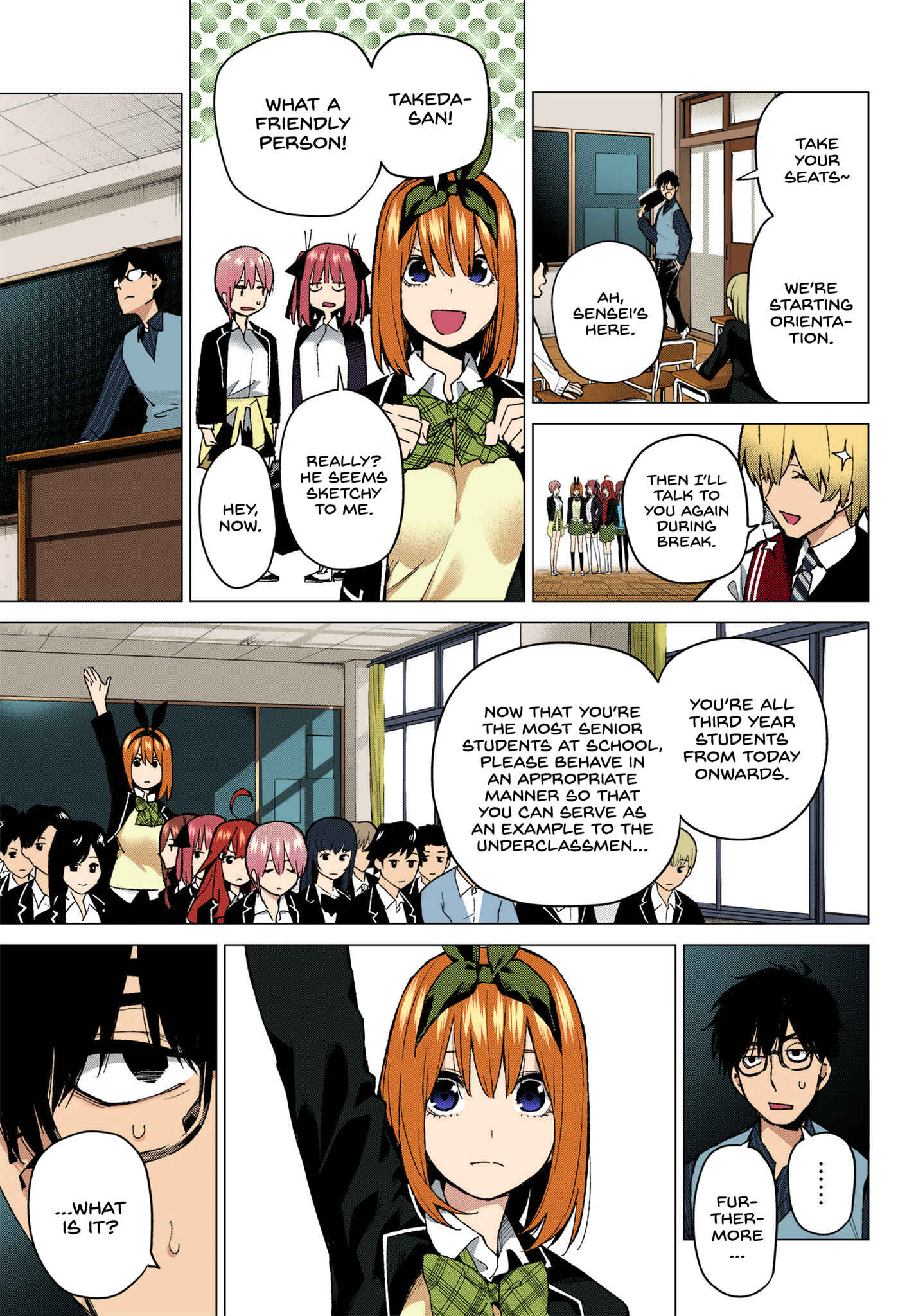 Page 7 Chapter 70 5Toubun no Hanayome (Fan Colored)