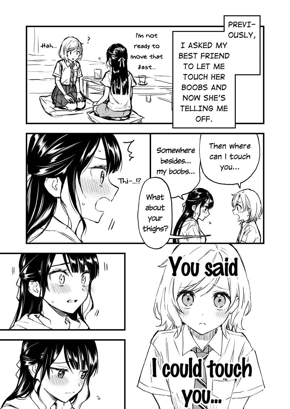 Page 1 Chapter 7 A Yuri Manga That Starts With Getting Rejected in a Dream (Pre-serialization)