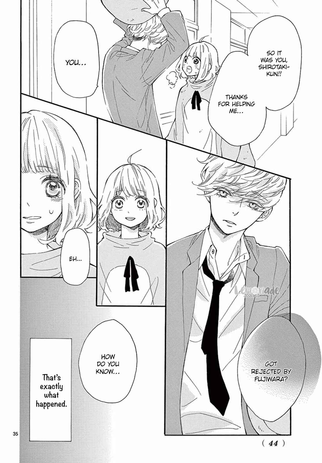 Page 35 Chapter 17 Fujiwara-kun wa Daitai Tadashii