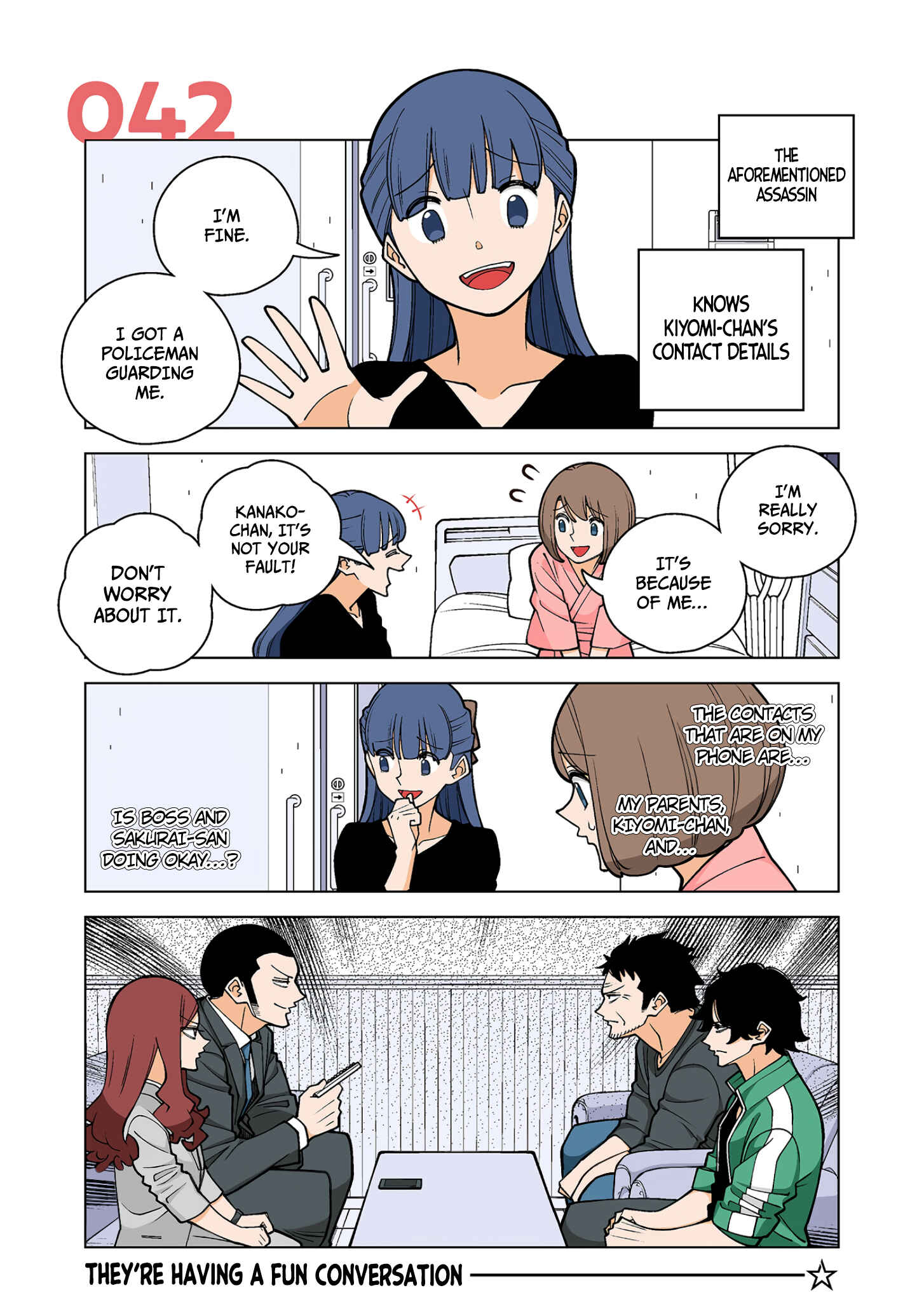 Page 1 Chapter 42 Shiawase Kanako no Koroshiya Seikatsu