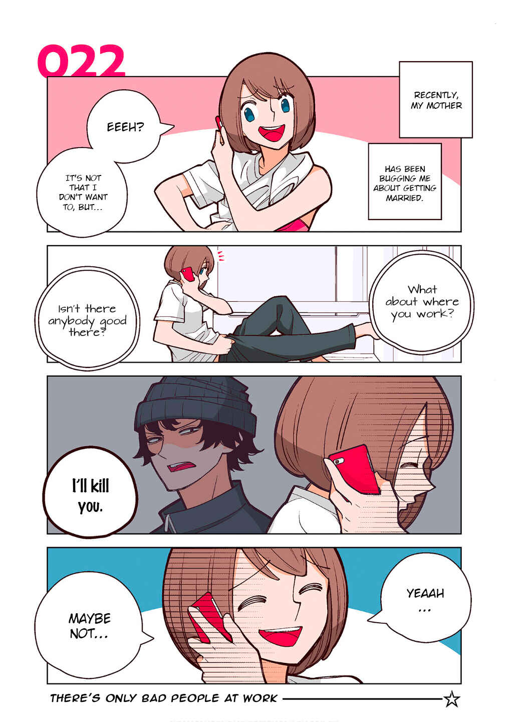 Page 1 Chapter 22 Shiawase Kanako no Koroshiya Seikatsu