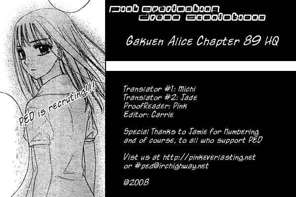 Page 36 Chapter 89 Gakuen Alice