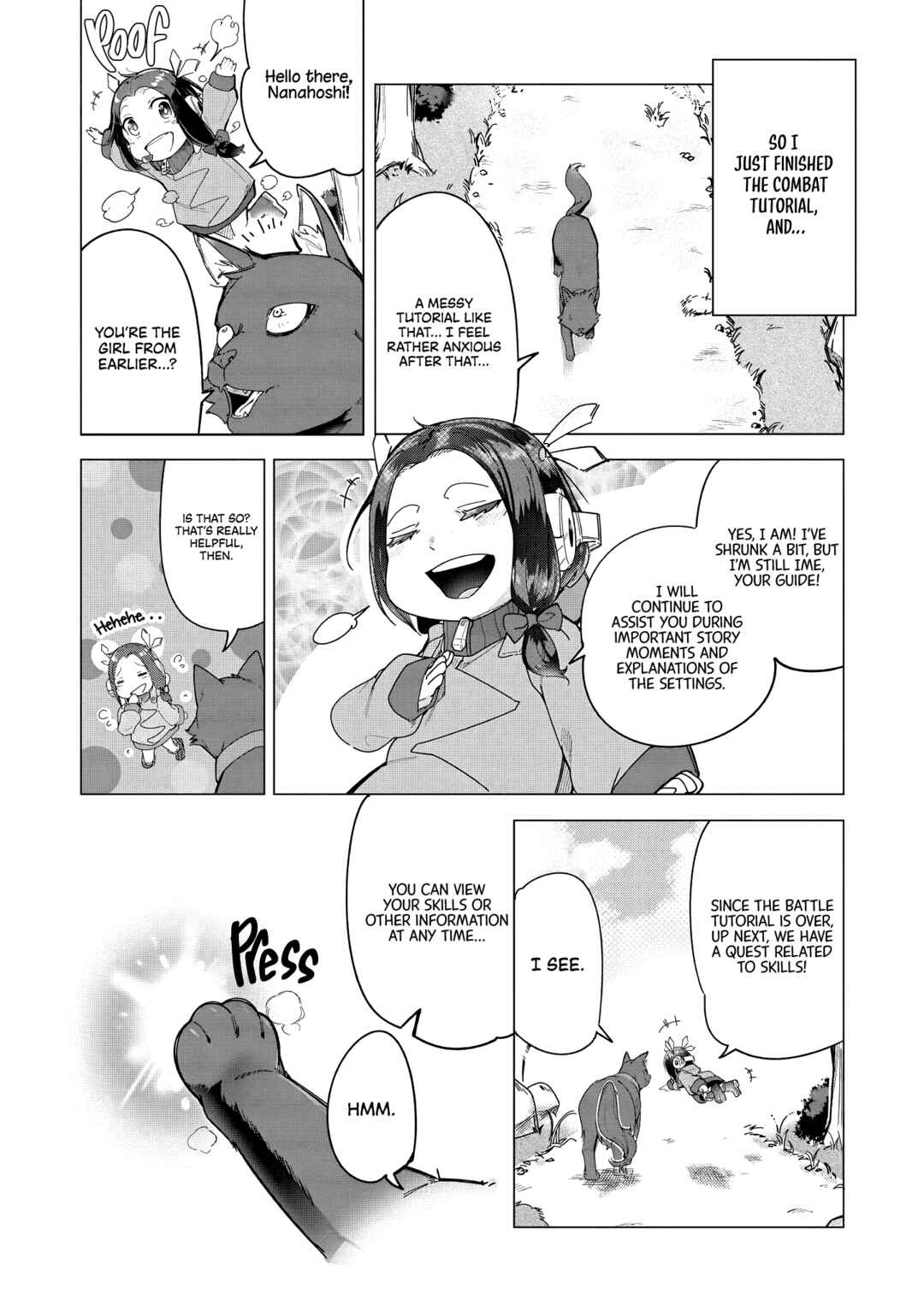 Page 15 Chapter 2 Neko ni Tenseishita kedo Hima nano de Geema Joshi to Issho ni VRMMO wo suru