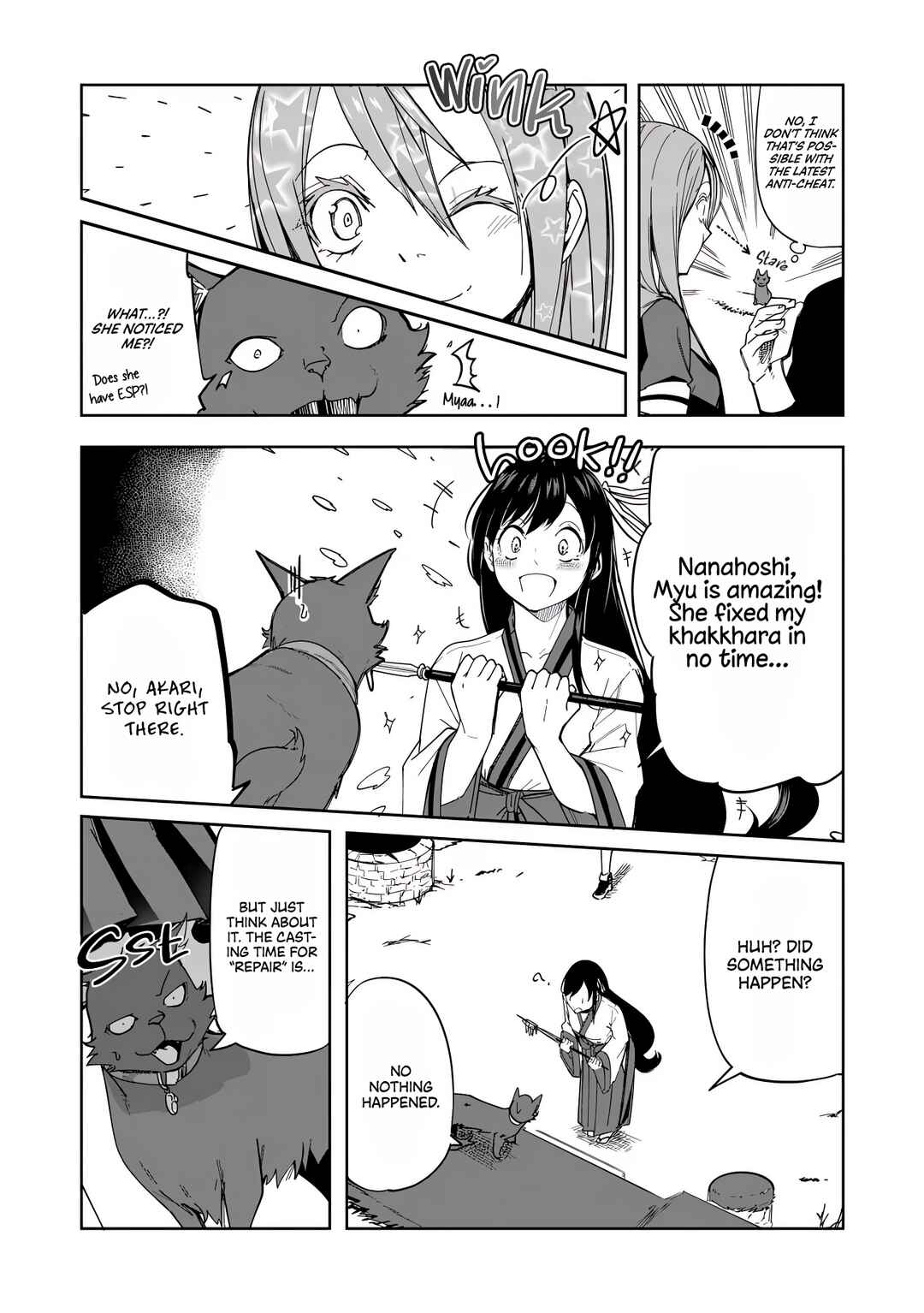 Page 14 Chapter 7 Neko ni Tenseishita kedo Hima nano de Geema Joshi to Issho ni VRMMO wo suru