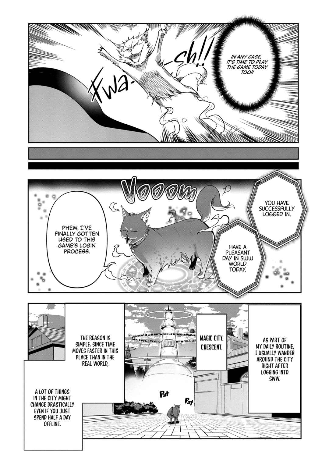 Page 7 Chapter 6 Neko ni Tenseishita kedo Hima nano de Geema Joshi to Issho ni VRMMO wo suru