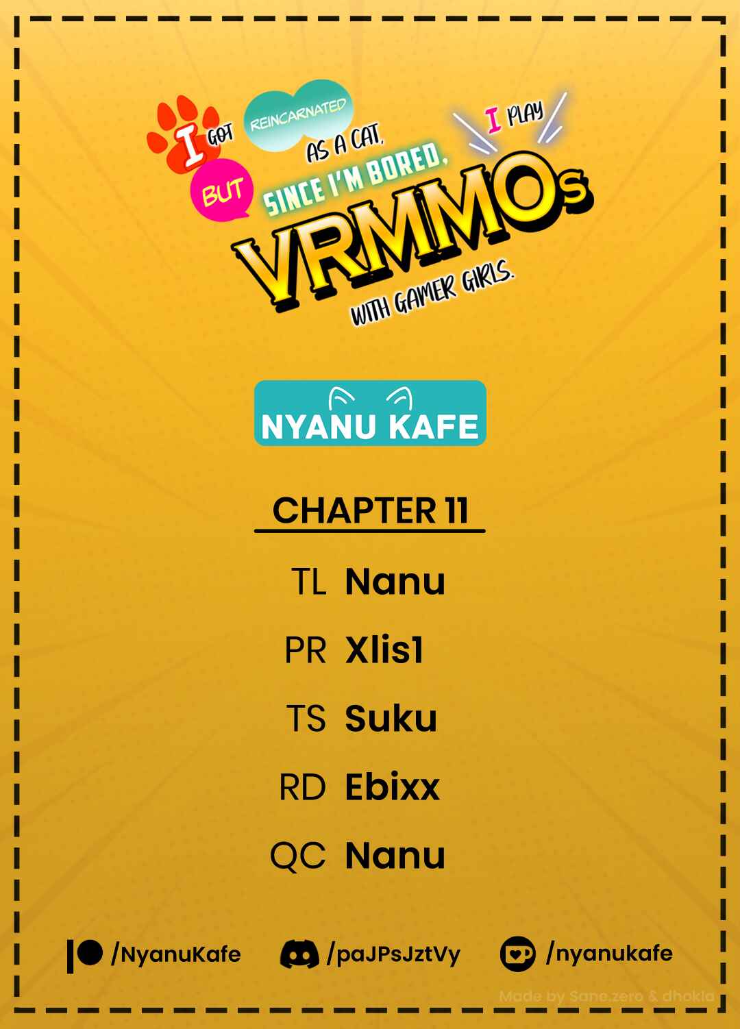 Page 1 Chapter 11 Neko ni Tenseishita kedo Hima nano de Geema Joshi to Issho ni VRMMO wo suru