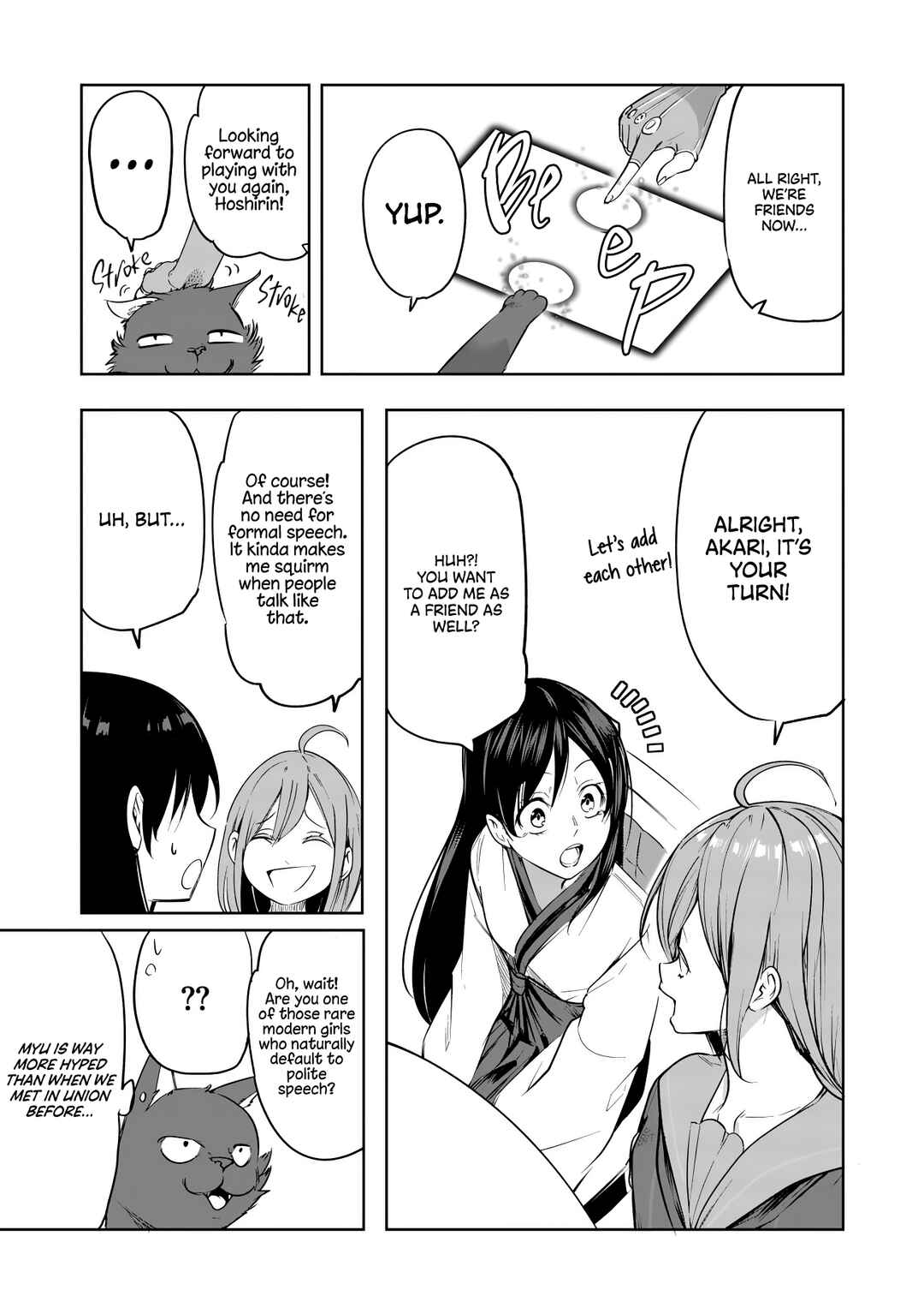 Page 14 Chapter 11 Neko ni Tenseishita kedo Hima nano de Geema Joshi to Issho ni VRMMO wo suru