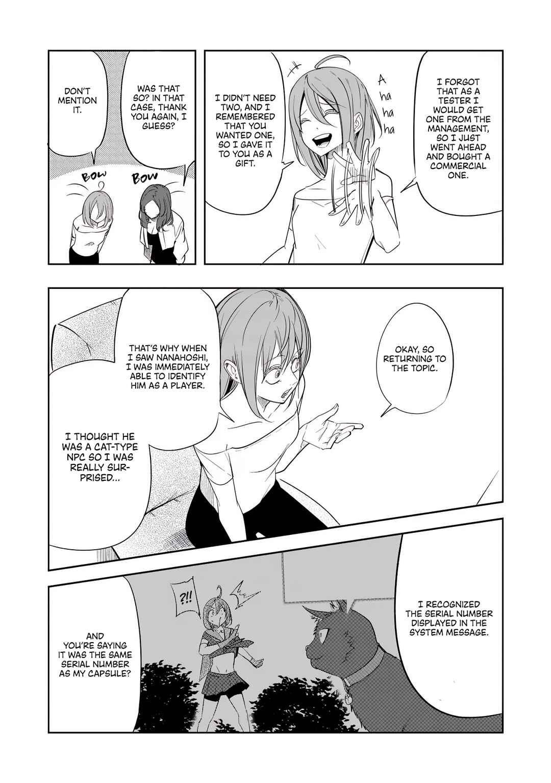 Page 22 Chapter 9 Neko ni Tenseishita kedo Hima nano de Geema Joshi to Issho ni VRMMO wo suru