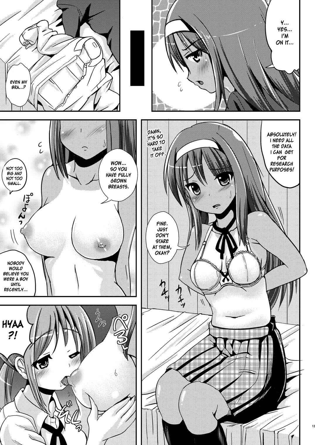 Page 12 Chapter 1 Asa Onna na Ore to Futanarikko Ojousama