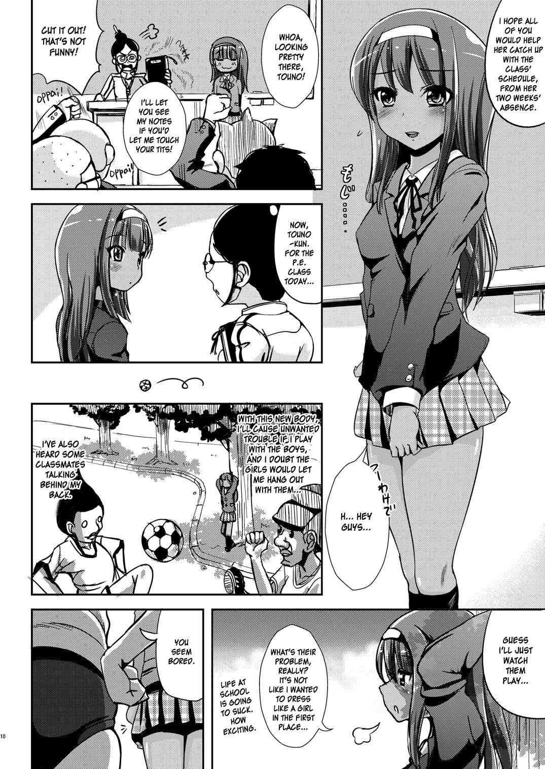 Page 9 Chapter 1 Asa Onna na Ore to Futanarikko Ojousama