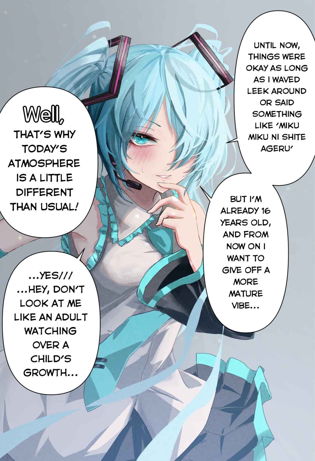 Page 1 Chapter 3 Vocaloid - Hatsune Miku 1 Panel (Doujinshi)