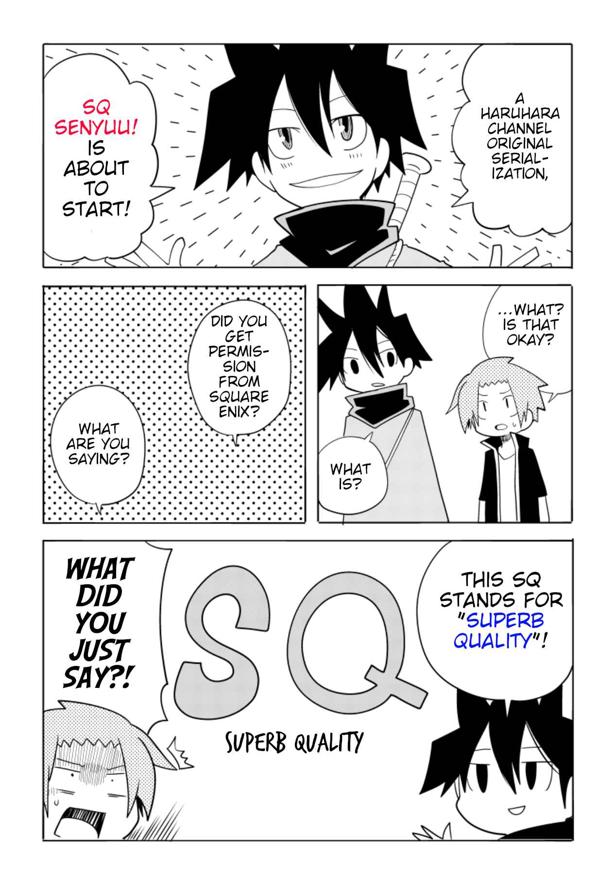 Page 1 Chapter 1 Senyuu. - Haruhara Robinson Channel