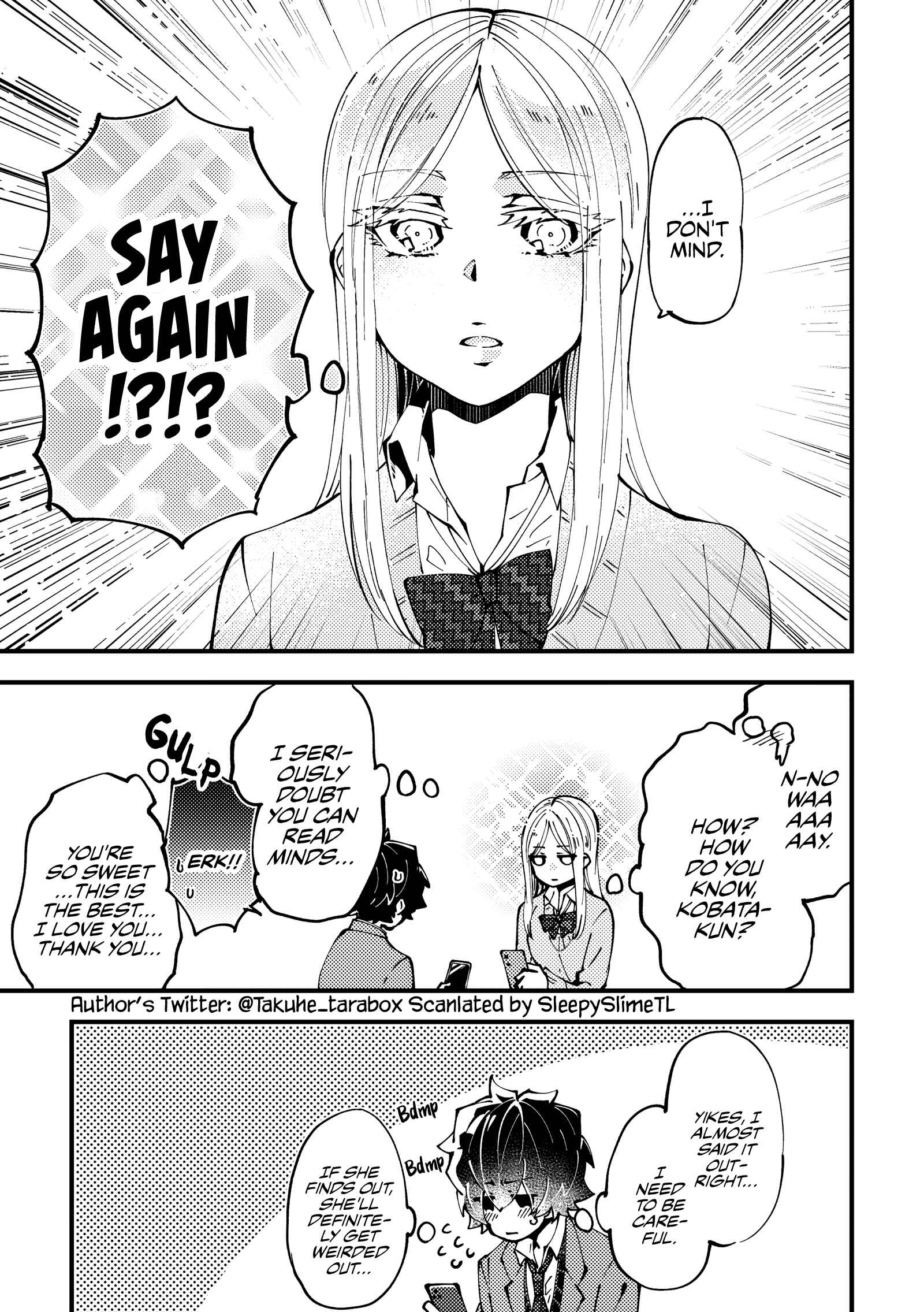 Page 6 Chapter 3 The (Inner Voice of the) Girl Next to Me Is Loud
