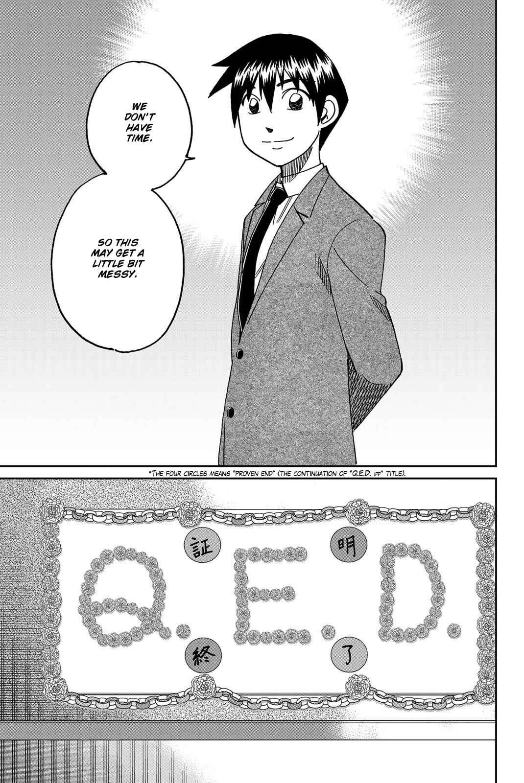Page 58 Chapter 36 Q.E.D. iff - proven end -