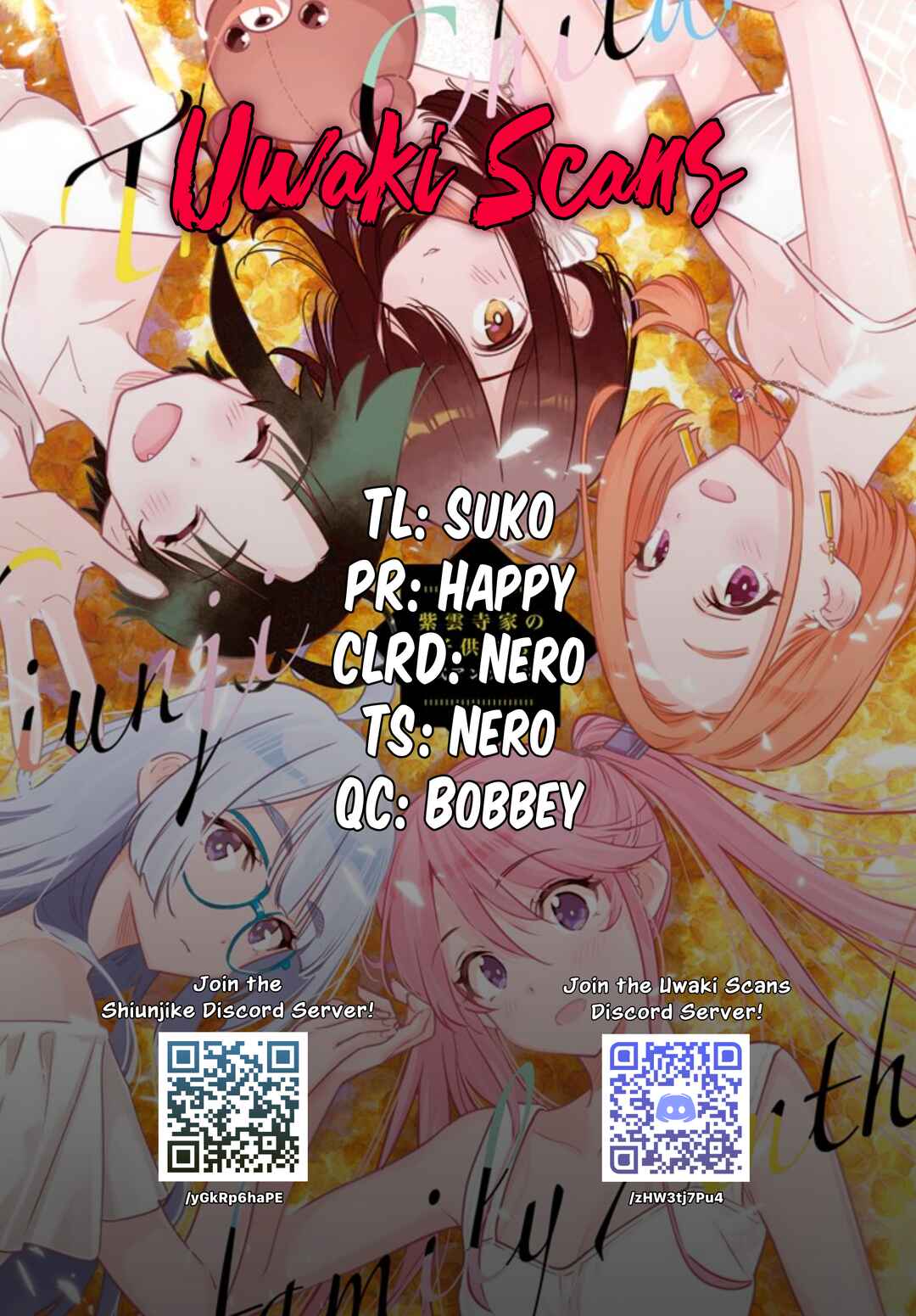 Page 1 Chapter 61 Shiunji-ke no Kodomotachi
