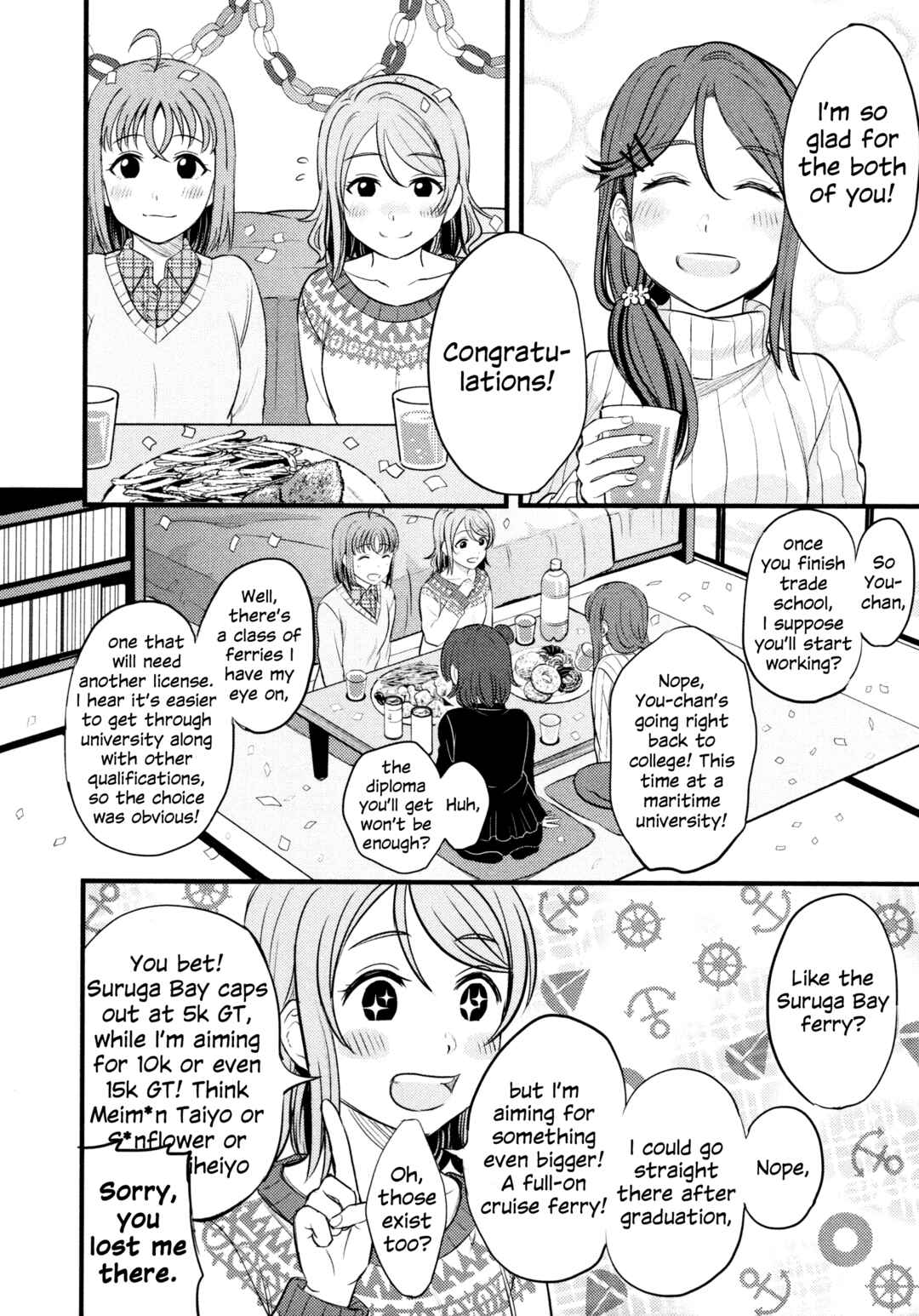Page 37 Chapter 4 Love Live! Sunshine!! - Sailor Girlfriend (Doujinshi)