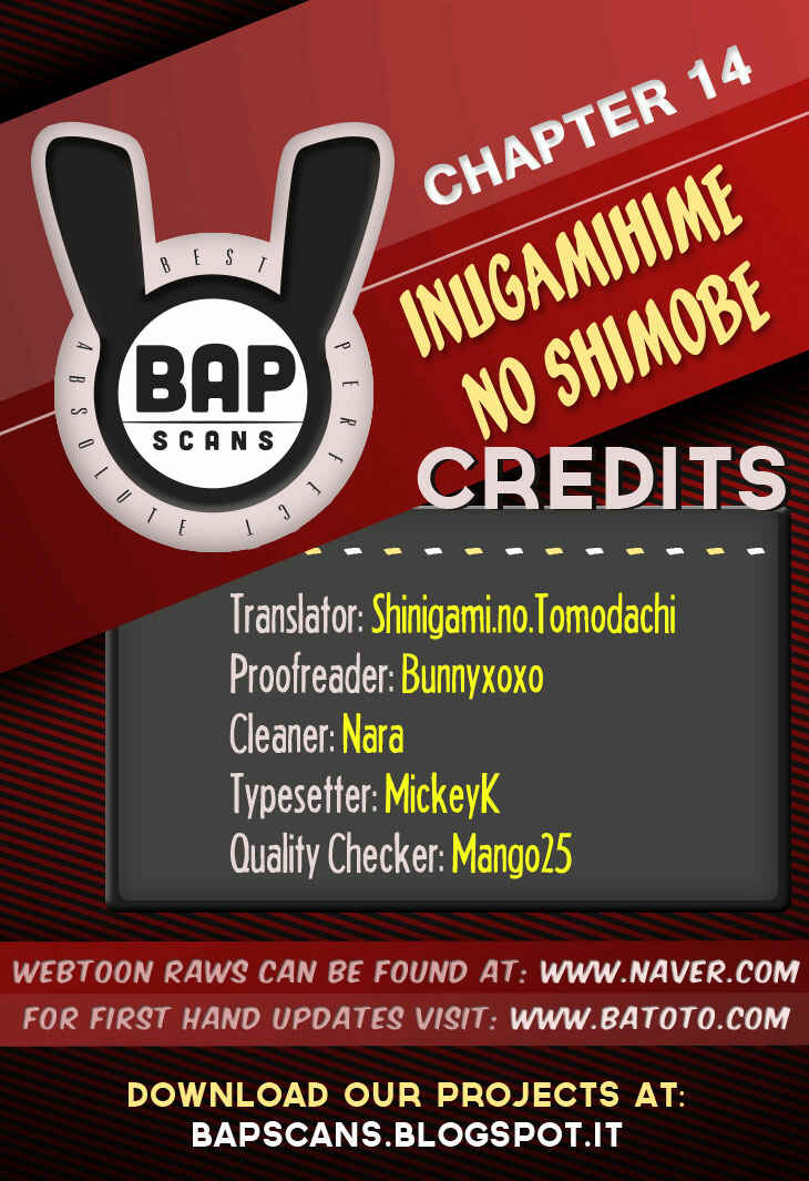 Page 1 Chapter 14 Inugamihime no Shimobe