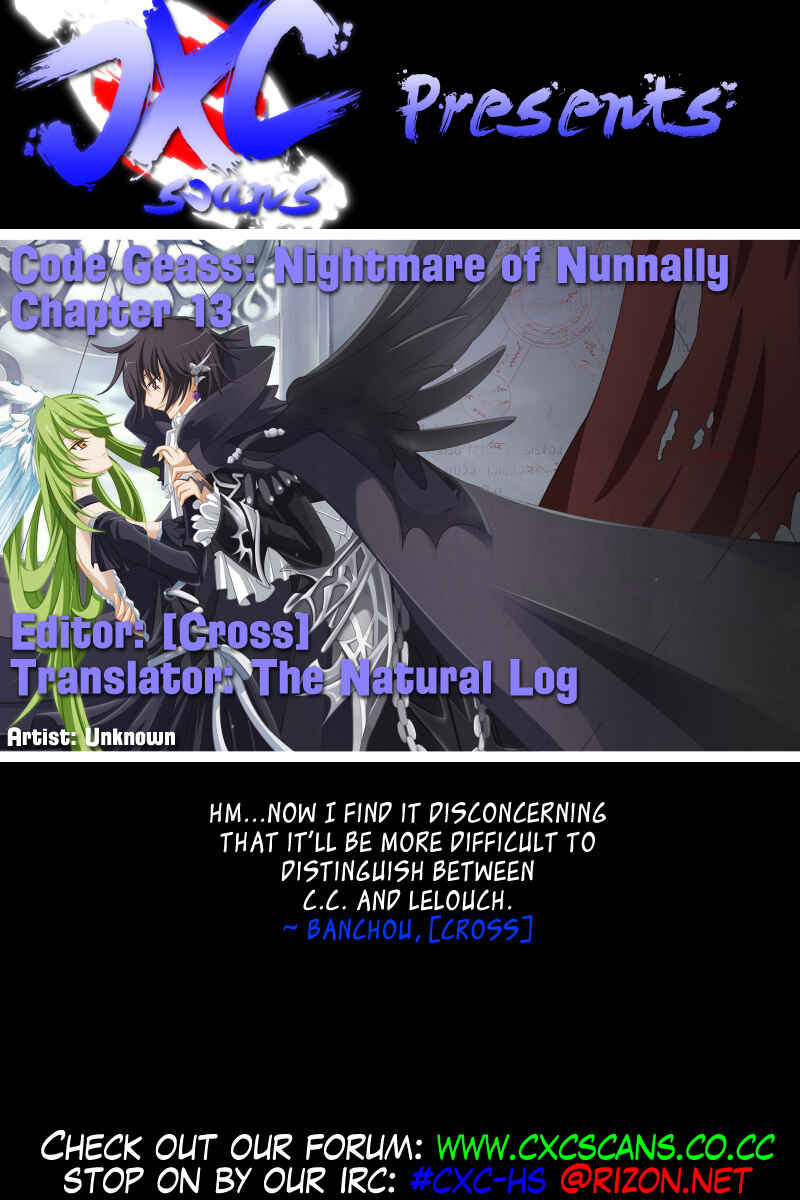 Page 33 Chapter 13 Code Geass: Nightmare of Nunnally