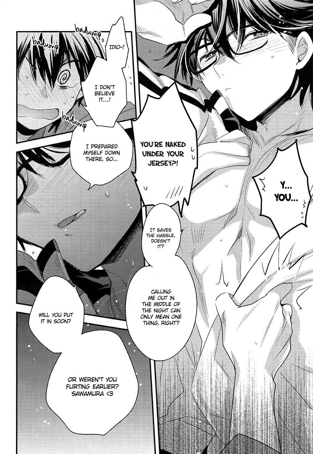 Page 12 Chapter Unknown_69e1 Daiya no Ace - Hoshigari Yarou to Donyoku Senpai (Doujinshi)