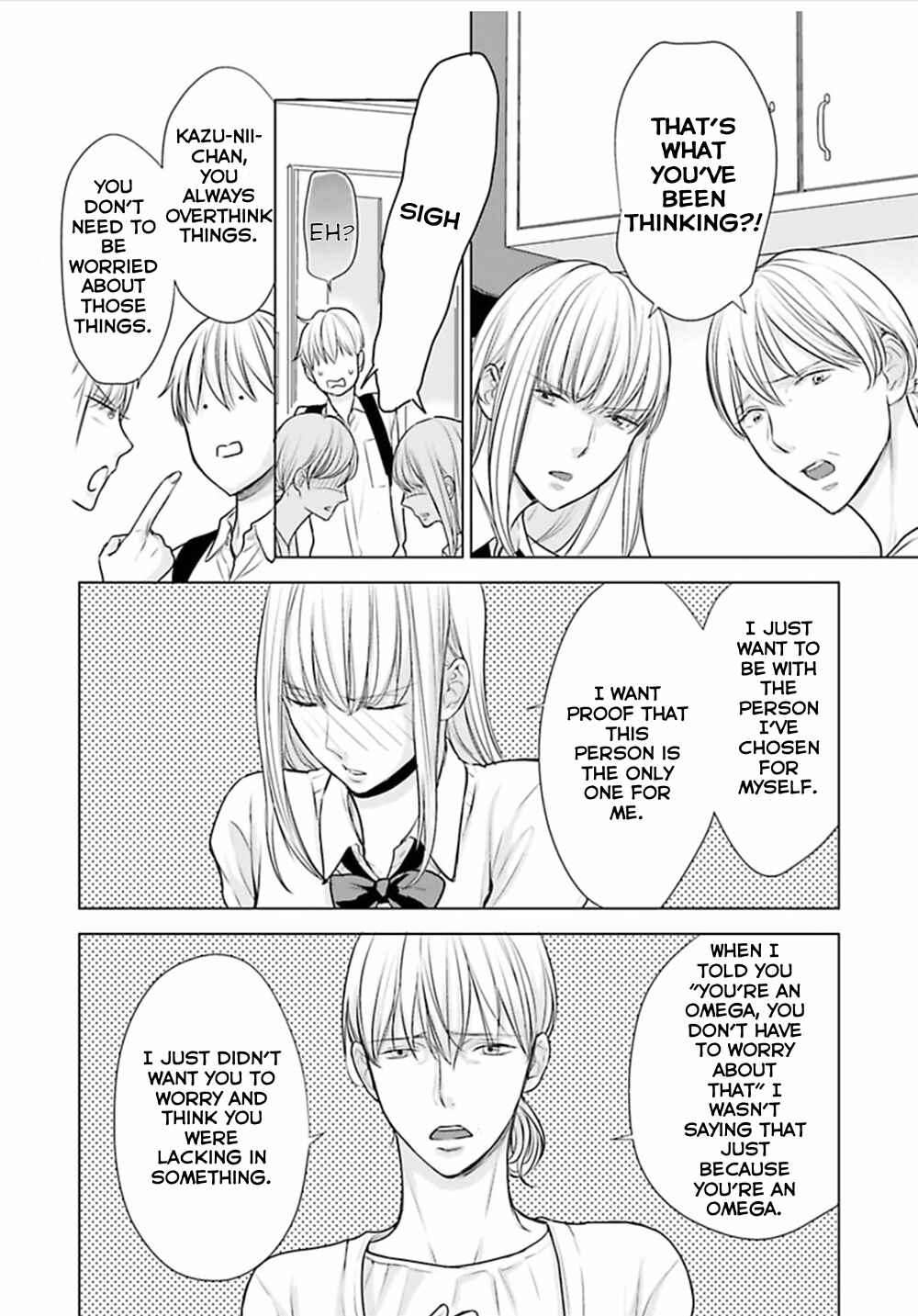 Page 10 Chapter 4 Shinnyuu Shain no Omega desu ga, Senpai Alpha Kaizoushimasu!