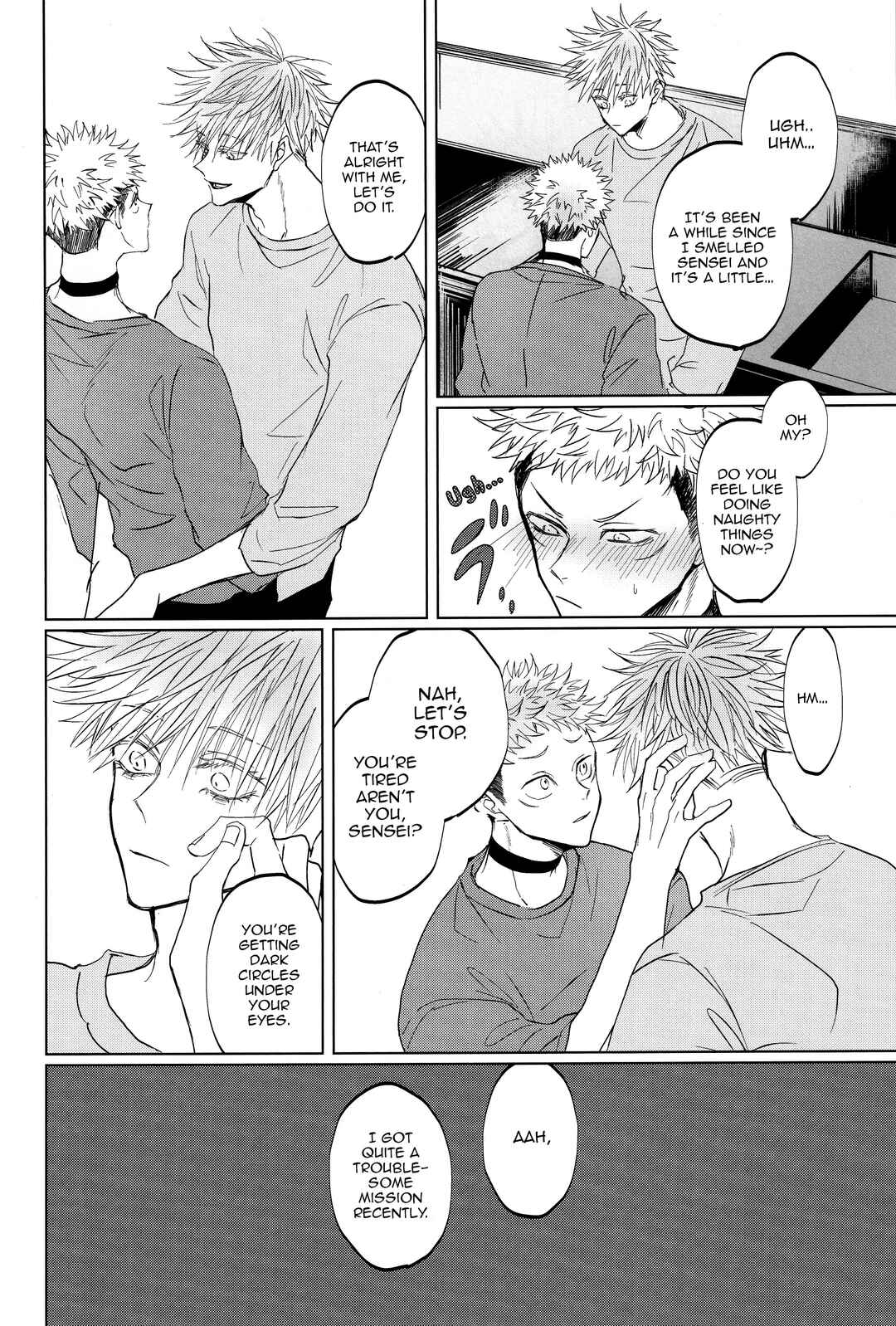 Page 11 Chapter Unknown_decf Jujutsu Kaisen - Ao ni Somaru Hi (Doujinshi)